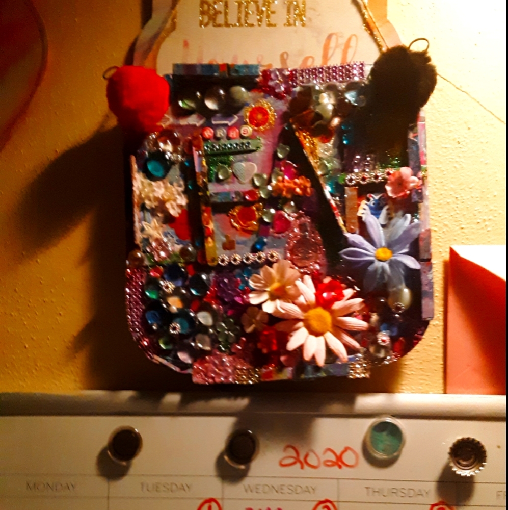 Hand painted decorations tool boxes
